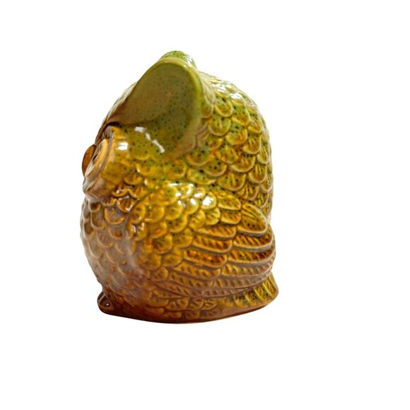 Vintage Ceramic Decorative Owl Figurine - Picture 4 of 6
